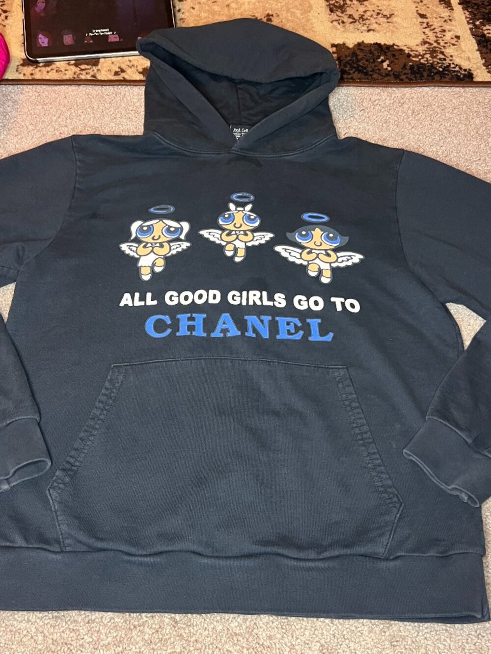 Mega Yacht All good girls chanel/gucci power puff girls hoodie M authentic